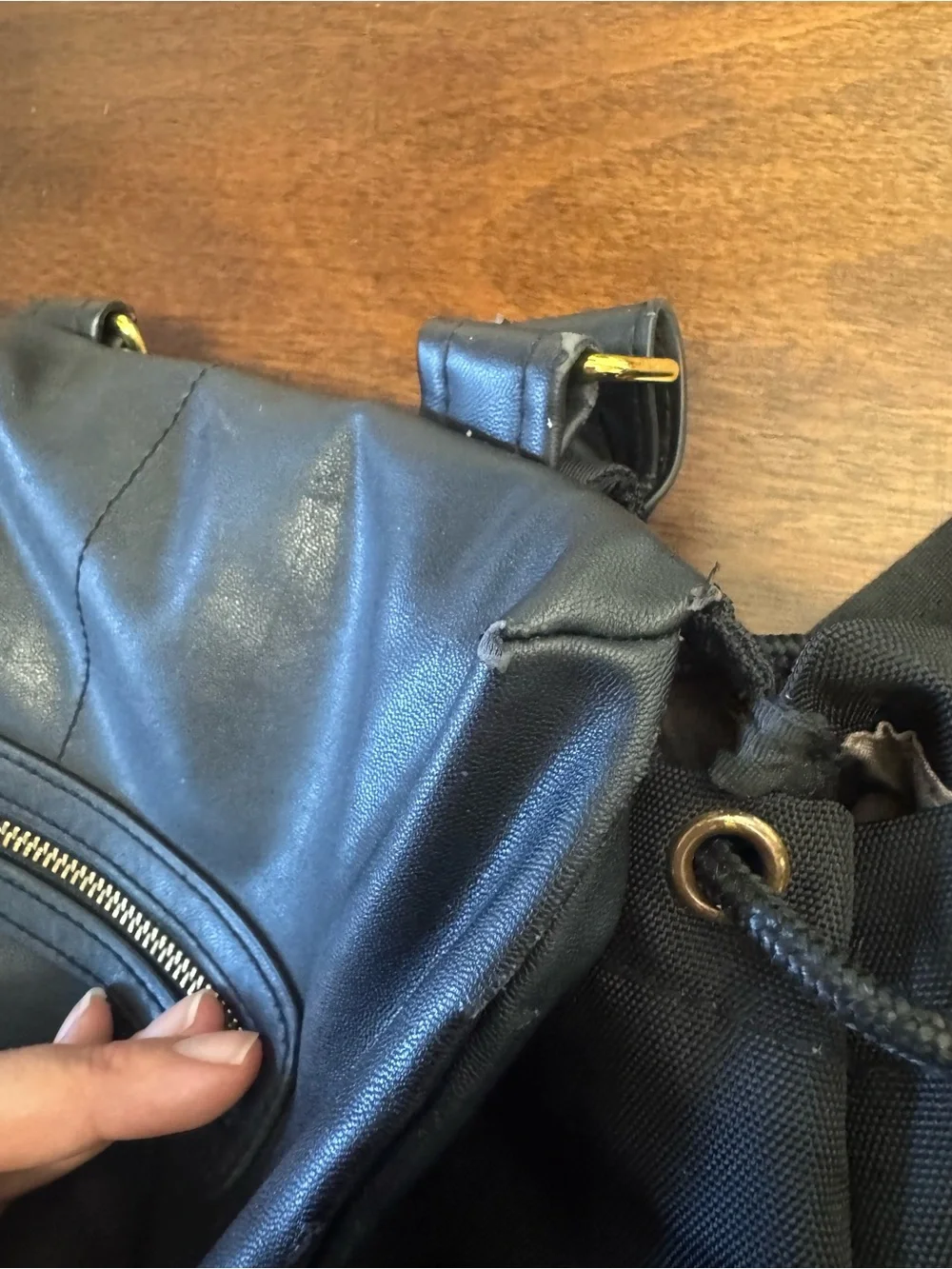 Skip Hop Black and gold Diaper Backpack Tote